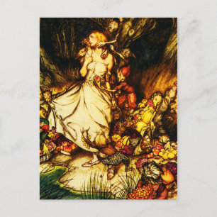 Postal Ilustracion postcard-vintage-Rackham 17