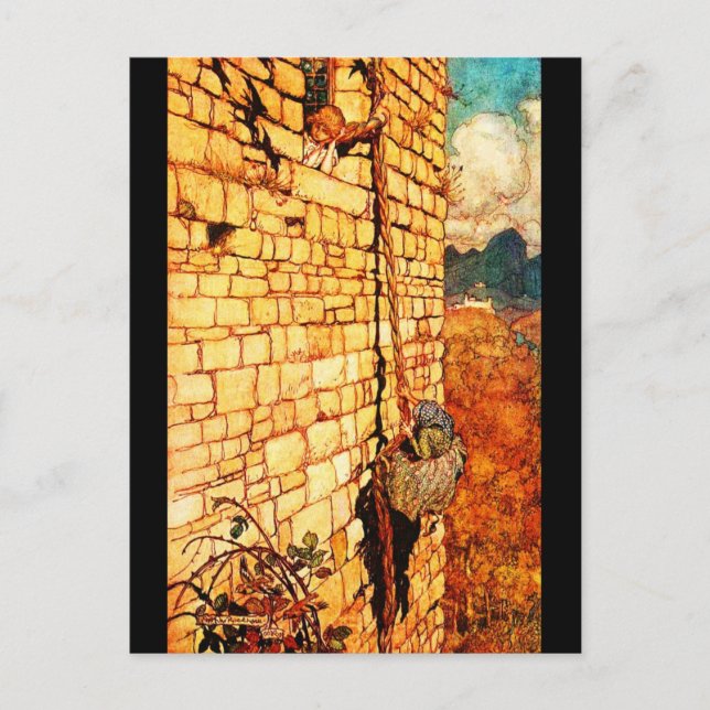 Postal Ilustracion Postcard-Vintage-Rackham 20 (Anverso)