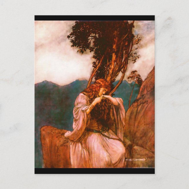 Postal Ilustracion postcard-vintage-Rackham 21 (Anverso)
