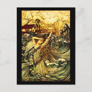 Postal Ilustracion postcard-vintage-Rackham 25