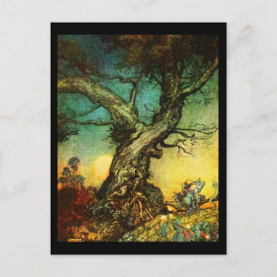 Postal Ilustracion Postcard-Vintage-Rackham 30