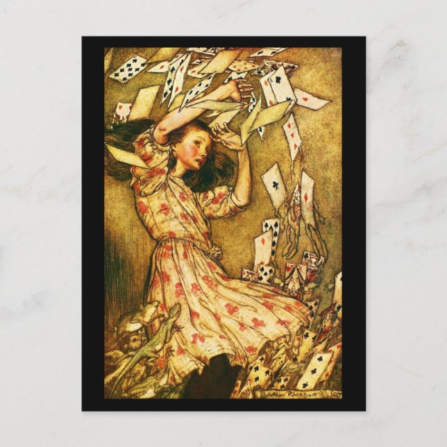 Postal Ilustracion Postcard-Vintage-Rackham 39 (Anverso)