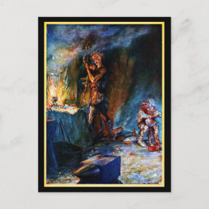Postal Ilustracion postcard-Vintage-Rackham 6