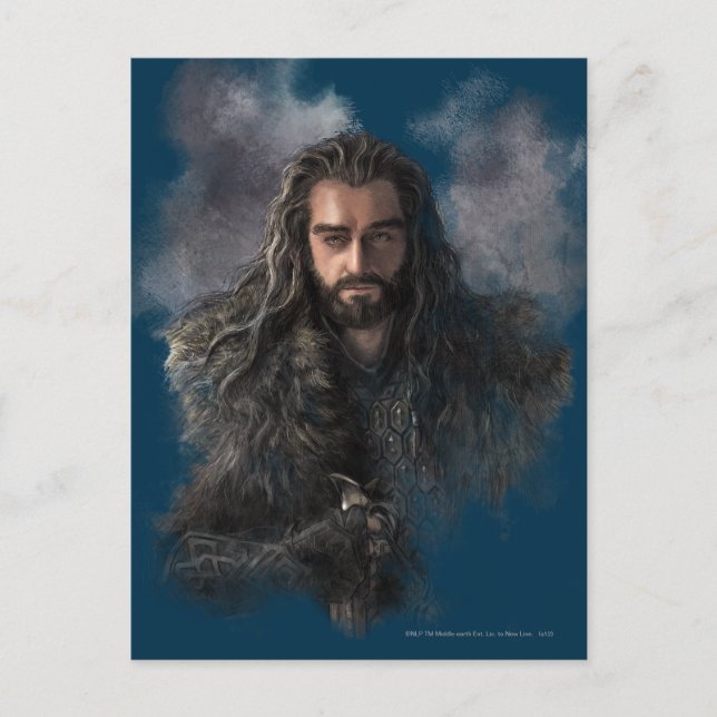 POSTAL ILUSTRACION THORIN OAKENSHIELD™ (Anverso)