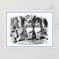 Ilustracion Tweedledum y Tweedledee