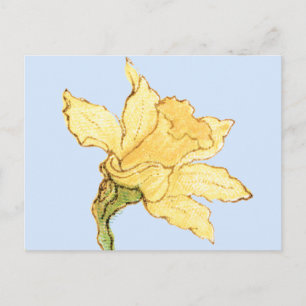 Postal Ilustracion único de Daffodil por Kate Greenaway