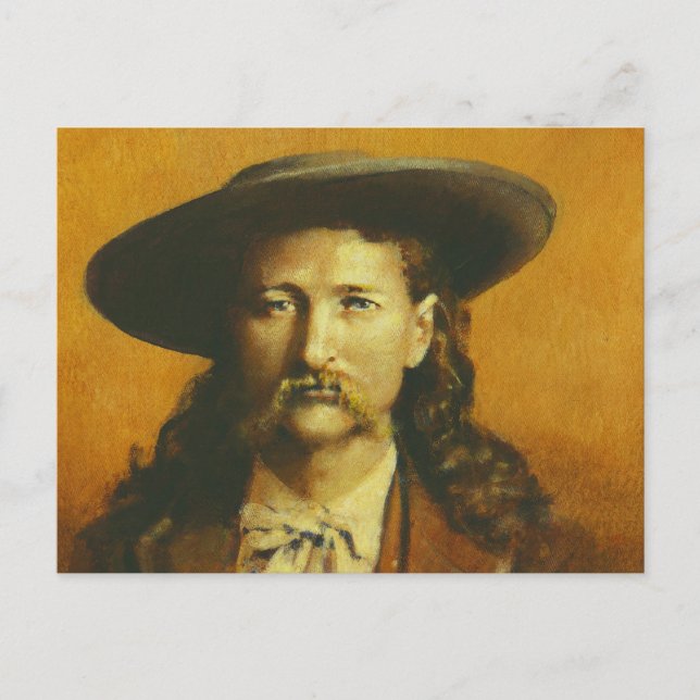 Postal Ilustracion Wild Bill Hickok (Anverso)