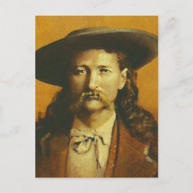 Postal Ilustracion Wild Bill Hickok (Anverso)