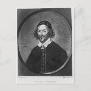 Postal Ilustracion William Prynne