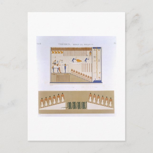 Postal Ilustraciones de frescos de Byban el Molouk, The (Anverso)