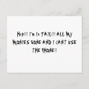 Postal Im En La Cárcel J/K