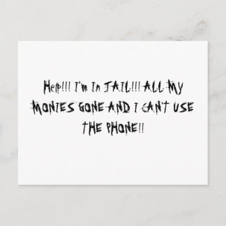 Postal Im En La Cárcel J/K