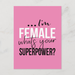 Postal Im Female Whats Your Superpower