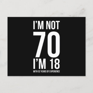 Postal IM No 70 IM 18 Con 52 Años De Experiencia Humoríst