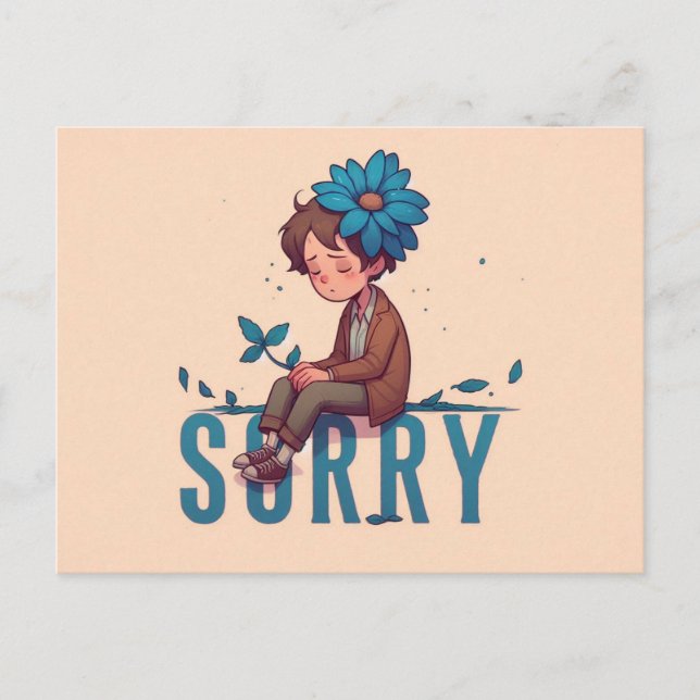 Postal Im Sorry Postcards  (Anverso)
