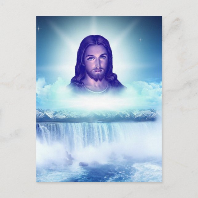Postal imagem de jesus (Anverso)
