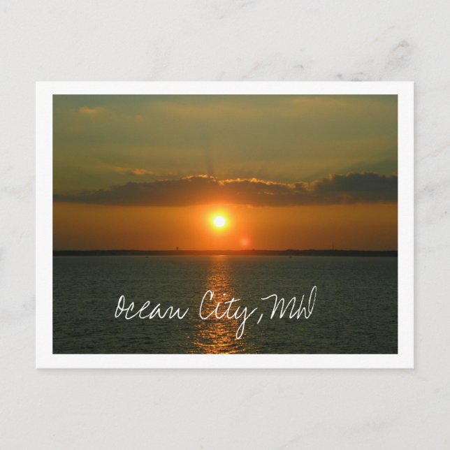 Postal Imagen 1339, Ocean City, MD (Anverso)