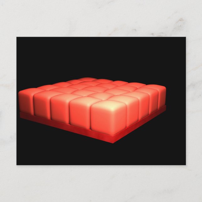 Postal Imagen Conceptual De La Epithelia Cuboidal Simple (Anverso)