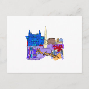 Postal imagen de amsterdam blue city.png