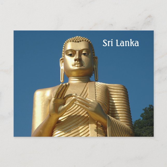 Postal Imagen de Buda de Oro (Anverso)