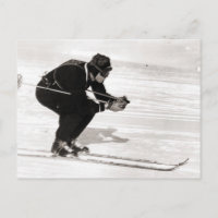 Imagen de esquí de época, Carrera por el acabado