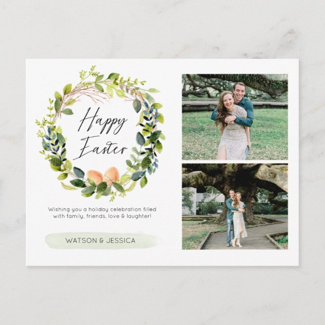 Postal Imagen de Feliz Pascua (Anverso)