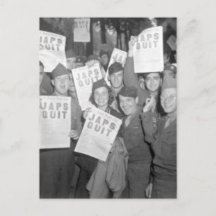 Postal Imagen de GI en el rincón arco iris de la Guerra R