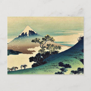 Postal Imagen de Koshu inume de Katsushika, Hokusai Ukiyo