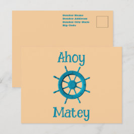 Postal Imagen de la foto del volante de la rueda de la di