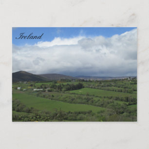 Postal Imagen de las vacaciones en Irlanda en la zona rur