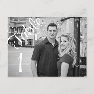 Postal Imagen de número de tabla