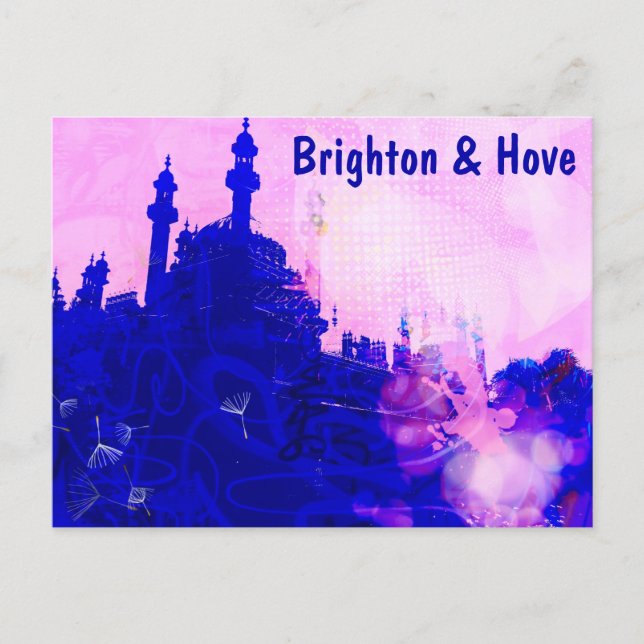 Postal Imagen de pantalla del pabellón Brighton Brighton  (Anverso)