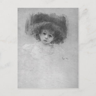 Postal Imagen de pecho de un niño por Gustav Klimt