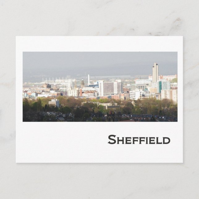 Postal Imagen de Sheffield Landscape (Anverso)