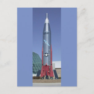 Postal Imagen del Atlas en el museo espacial estratégico 