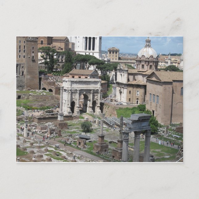 Postal Imagen del Foro Romano (Anverso)