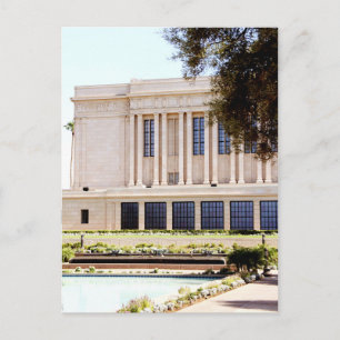 Postal imagen del templo mormón de mesa arizona lds