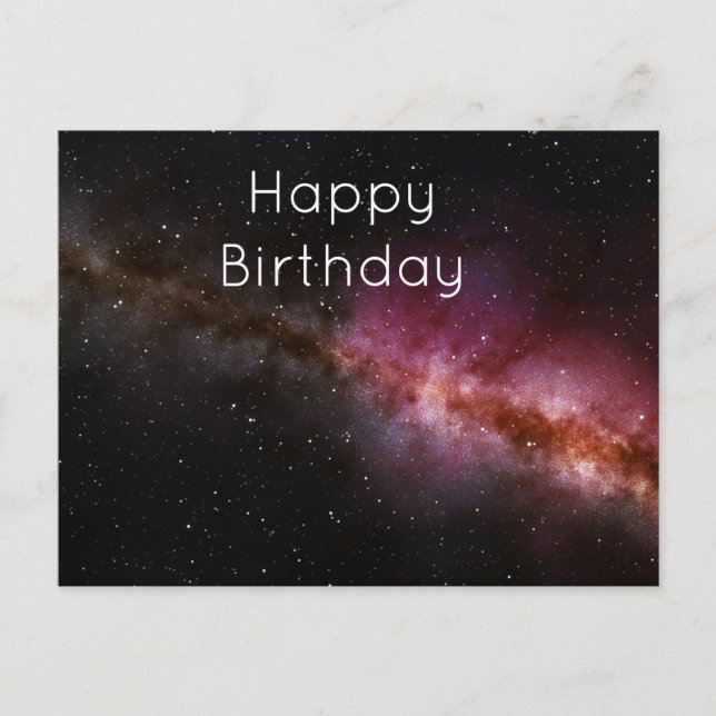 Postal Imagen del universo (Anverso)