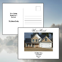 Postal Imagen Elegante De Casa Que Hemos Movido Invitació