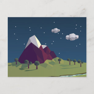 Postal Imagen estrellada de la noche