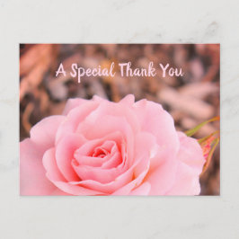 Postal Imagen floral Rosa