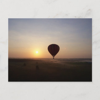 Postal Imagen fotográfica del globo aerostático Sunrise