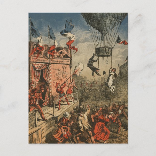 Postal Imagen Humorística De Un Perforador Teatral (Anverso)