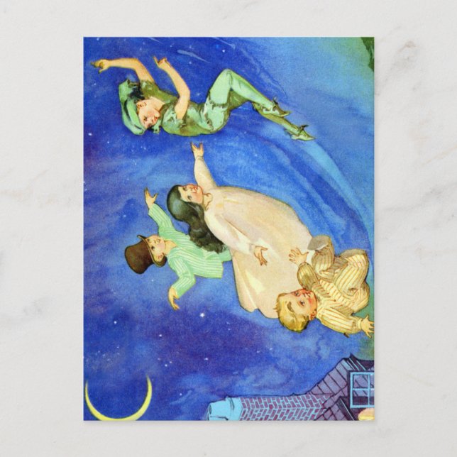 POSTAL IMAGEN ICONICA DE PETER PAN (Anverso)