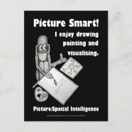 Postal Imagen inteligente - en blanco
