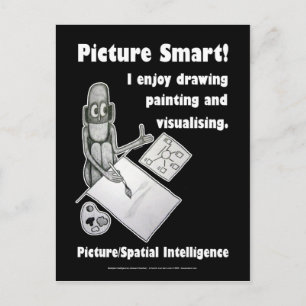 Postal Imagen inteligente - en blanco