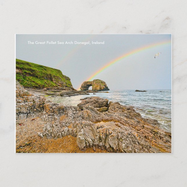 Postal Imagen irlandesa para la mugre blanca clásica (Anverso)