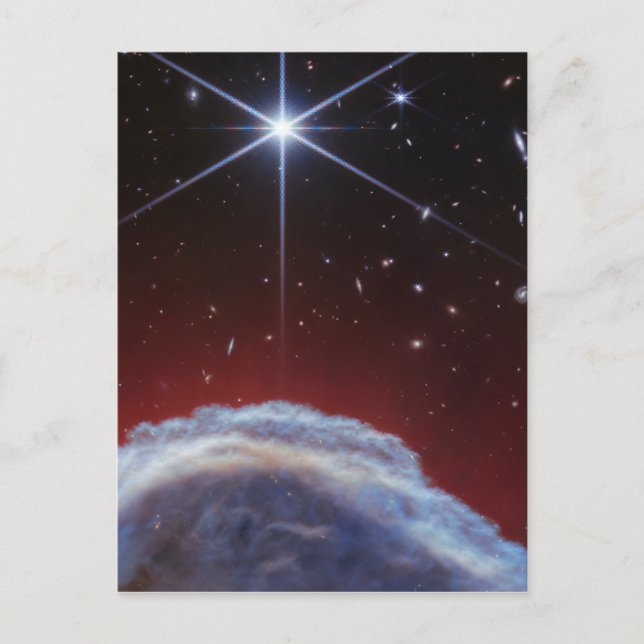 Postal Imagen JWST de la nebulosa Cabeza de Caballo (Anverso)