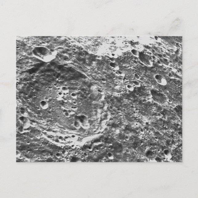Postal Imagen lunar de la misión lunar de Artemis 1 (Anverso)