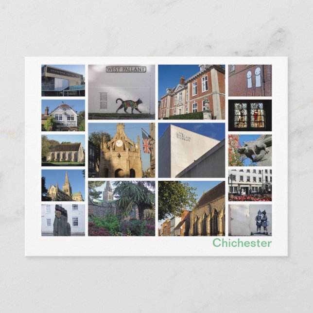 Postal Imagen múltiple de Chichester (Anverso)